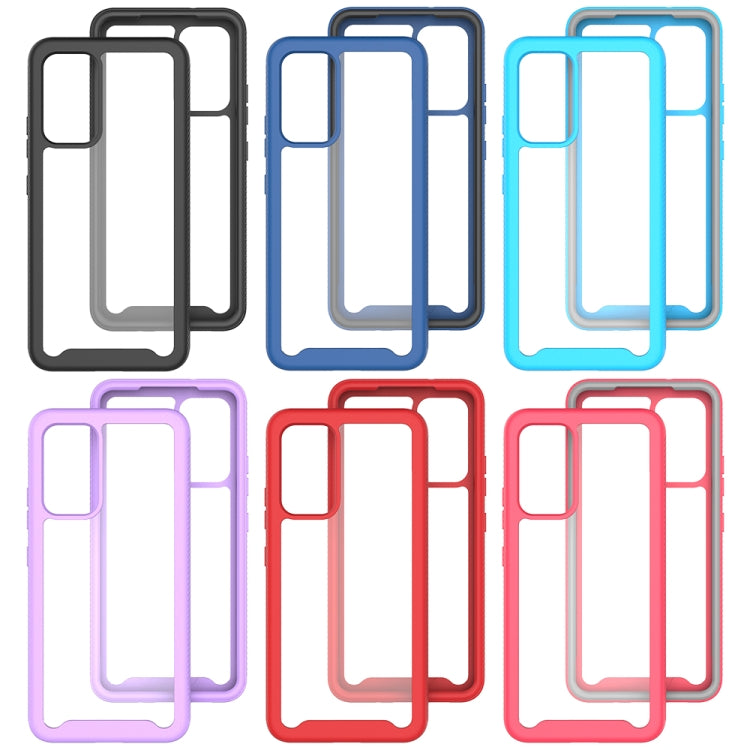 For Samsung Galaxy A82 5G Starry Sky Solid Color Series Shockproof PC + TPU Case(Purple) - free shipping - PMC TechLife - Order now!