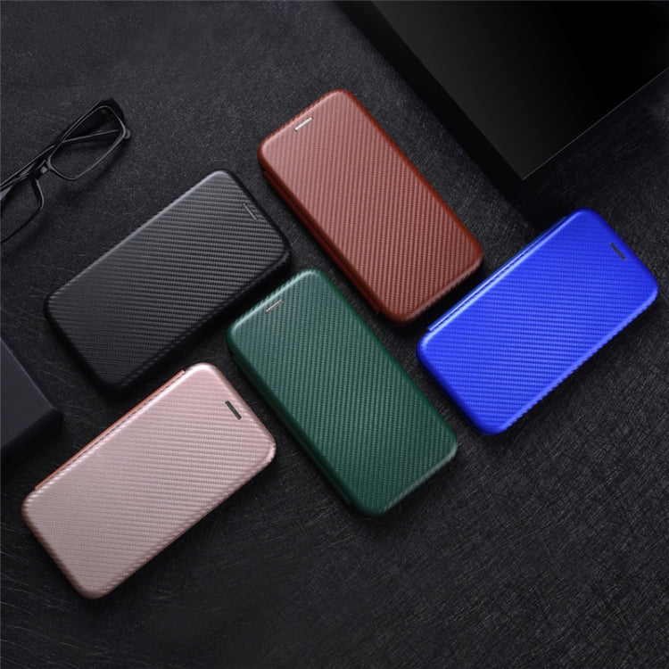 For Doogee X96 Pro Carbon Fiber Texture Horizontal Flip TPU + PC + PU Leather Case with Card Slot(Brown) - More Brand by PMC TechLife | Online Shopping South Africa | PMC TechLife | Buy Now Pay Later Mobicred
