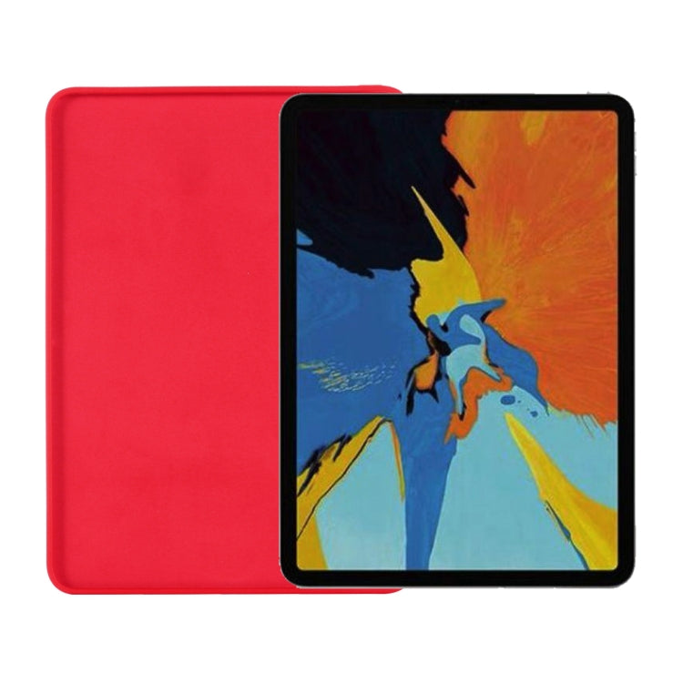 Solid Color Liquid Silicone Shockpoof Tablet Case For iPad Air 11 2024 / Air 2022 / 2020 10.9(Red) - iPad Air (2022) / (2020) 10.9 Cases by PMC TechLife | Online Shopping South Africa | PMC TechLife | Buy Now Pay Later Mobicred