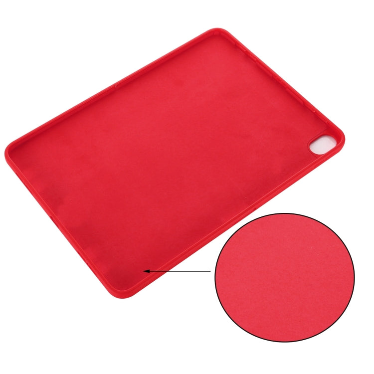 Solid Color Liquid Silicone Shockpoof Tablet Case For iPad Air 11 2024 / Air 2022 / 2020 10.9(Red) - iPad Air (2022) / (2020) 10.9 Cases by PMC TechLife | Online Shopping South Africa | PMC TechLife | Buy Now Pay Later Mobicred