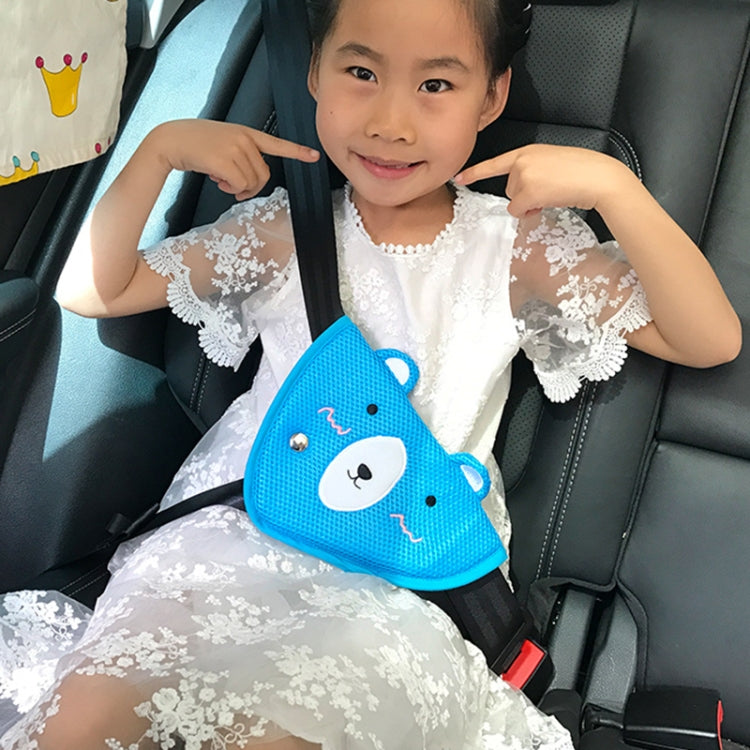 Car Child Seat Belt Adjusting and Fixing Device Buttons Seat Belt Anti-strangulation Shoulder Cover, Style:Mesh Fabric Lion - Seat Belts & Padding by PMC TechLife | Online Shopping South Africa | PMC TechLife | Buy Now Pay Later Mobicred