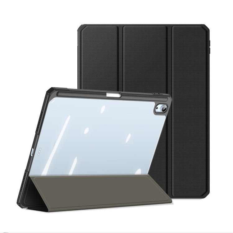 DUX DUCIS TOBY Series Shockproof PU Leather + PC + TPU Flip Smart Case For iPad Air 11 2025 / 2024 / Air 2022 / 2020 10.9(Black) - iPad Air (2022) / (2020) 10.9 Cases by DUX DUCIS | Online Shopping South Africa | PMC TechLife | Buy Now Pay Later Mobicred