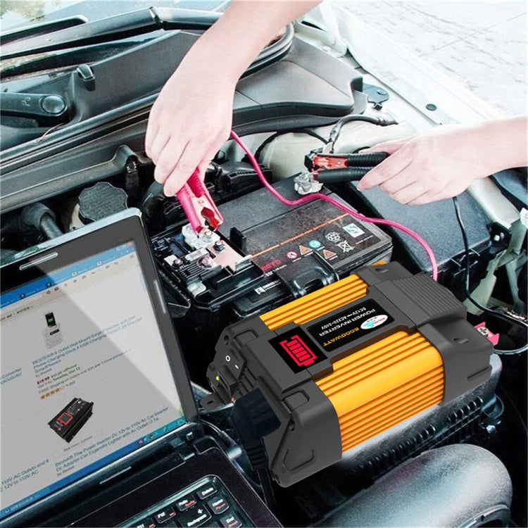 Little Wasp 12V to 220V 4000W Car Power Inverter with LED Display & Dual USB - Modified Square Wave by PMC TechLife | Online Shopping South Africa | PMC TechLife | Buy Now Pay Later Mobicred
