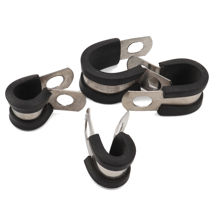 A1196 52 in 1 Car Rubber Cushion Pipe Clamps Stainless Steel Clamps - Booster Cable & Clip by PMC TechLife | Online Shopping South Africa | PMC TechLife | Buy Now Pay Later Mobicred