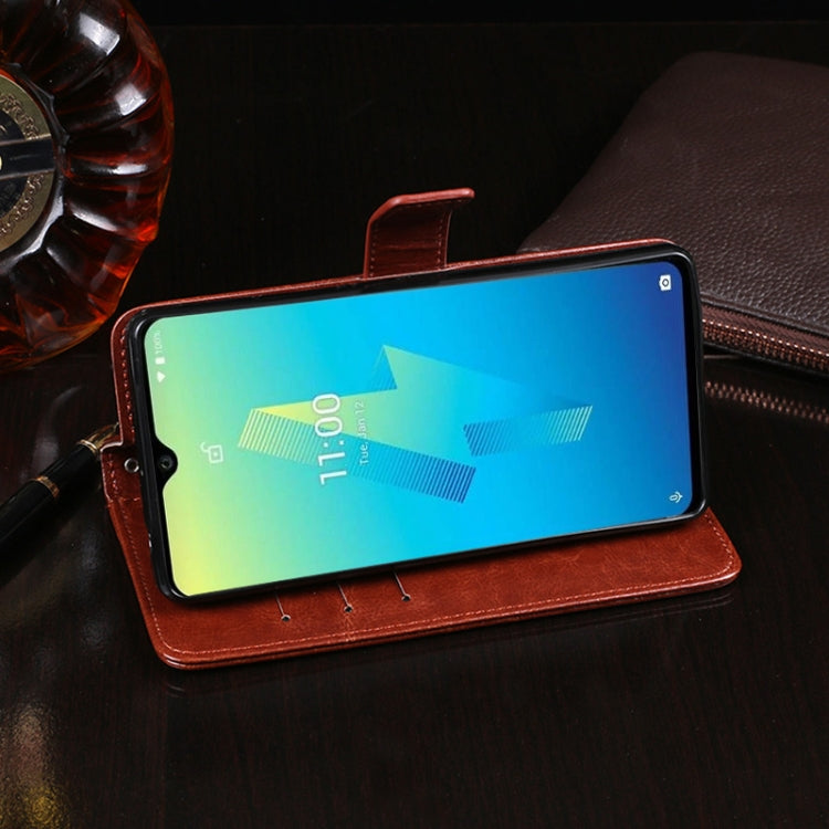 For Wiko Power U10 idewei Crazy Horse Texture Horizontal Flip Leather Case with Holder & Card Slots & Wallet(Sky Blue) - More Brand by idewei | Online Shopping South Africa | PMC Jewellery | Buy Now Pay Later Mobicred