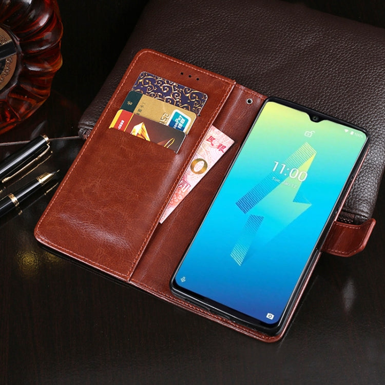 For Wiko Power U10 idewei Crazy Horse Texture Horizontal Flip Leather Case with Holder & Card Slots & Wallet(Sky Blue) - More Brand by idewei | Online Shopping South Africa | PMC Jewellery | Buy Now Pay Later Mobicred