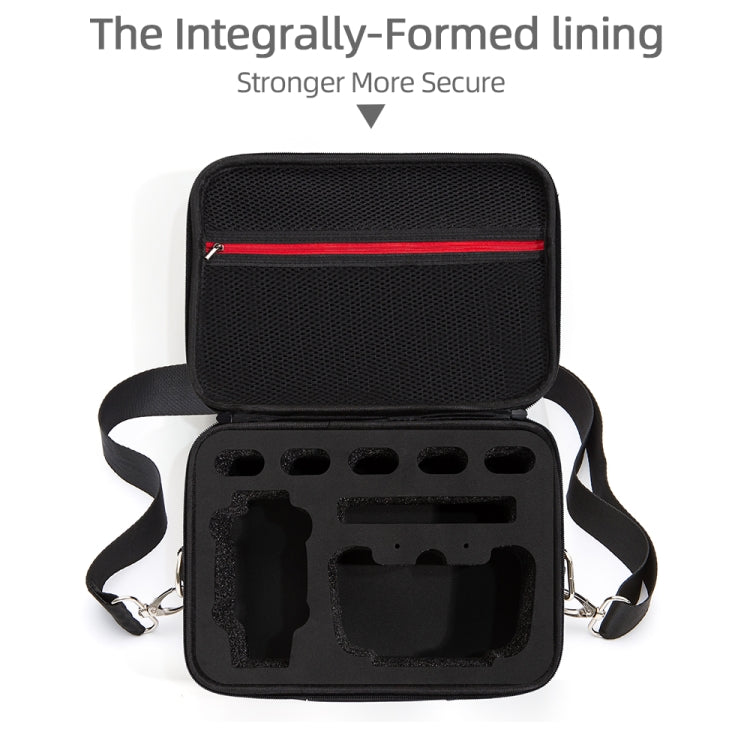 Single Shoulder Storage Bag Shockproof Waterproof Travel Carrying Cover Hard Case for FIMI X8 Mini(Black + Black Liner) -  by PMC TechLife | Online Shopping South Africa | PMC TechLife | Buy Now Pay Later Mobicred