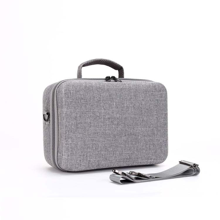 Grey Canvas Single Shoulder Storage Bag Shockproof Waterproof Travel Carrying Cover Hard Case for FIMI X8 Mini(Black + Red Liner) -  by PMC TechLife | Online Shopping South Africa | PMC TechLife | Buy Now Pay Later Mobicred