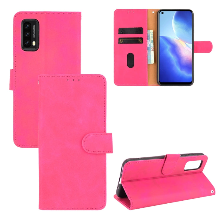 For Blackview A90 Solid Color Skin Feel Magnetic Buckle Horizontal Flip Calf Texture PU Leather Case with Holder & Card Slots & Wallet(Rose Red) - free shipping - PMC TechLife - Order now!