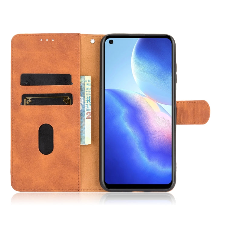 For Blackview A90 Solid Color Skin Feel Magnetic Buckle Horizontal Flip Calf Texture PU Leather Case with Holder & Card Slots & Wallet(Brown) - More Brand by PMC TechLife | Online Shopping South Africa | PMC TechLife
