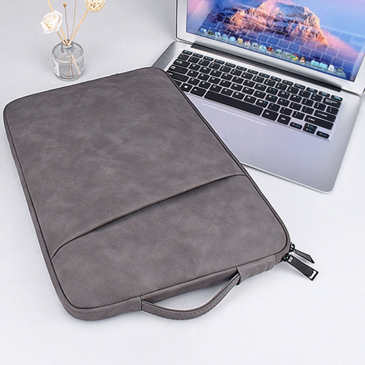 ND08 Sheepskin Notebook Iner Bag, Size:13.3 inch(Elegant Gray) - 13.3 inch by PMC Jewellery | Online Shopping South Africa | PMC Jewellery | Buy Now Pay Later Mobicred