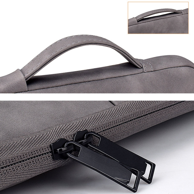 ND08 Sheepskin Notebook Iner Bag, Size:14.1-15.4 inch(Deep Space Gray) - 14.1 inch by PMC Jewellery | Online Shopping South Africa | PMC Jewellery | Buy Now Pay Later Mobicred
