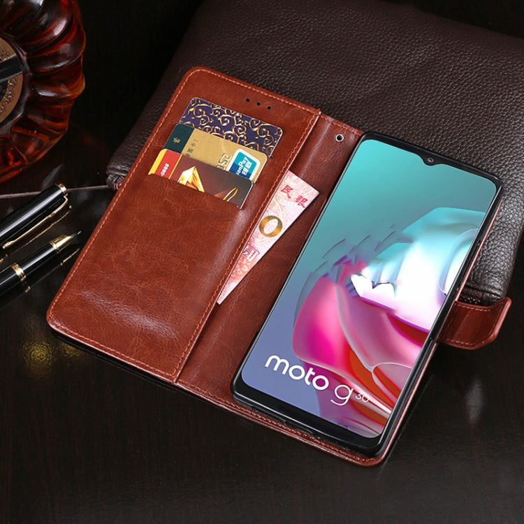 For Lenovo K13 Note idewei Crazy Horse Texture Horizontal Flip Leather Case with Holder & Card Slots & Wallet(Yellow) - Lenovo by idewei | Online Shopping South Africa | PMC Jewellery | Buy Now Pay Later Mobicred