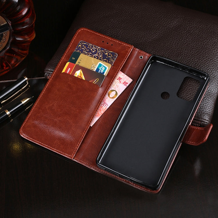 For Lenovo K13 Note idewei Crazy Horse Texture Horizontal Flip Leather Case with Holder & Card Slots & Wallet(Blue) - free shipping - PMC Jewellery - Order now!