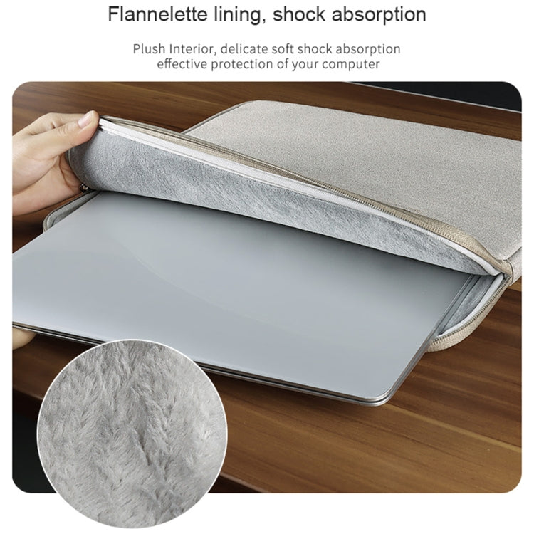 ND11 Jacquard Fabric Laptop Liner Bag, Size:13.3 inch(Sheepskin Dark Gray) - 13.3 inch by PMC TechLife | Online Shopping South Africa | PMC TechLife | Buy Now Pay Later Mobicred