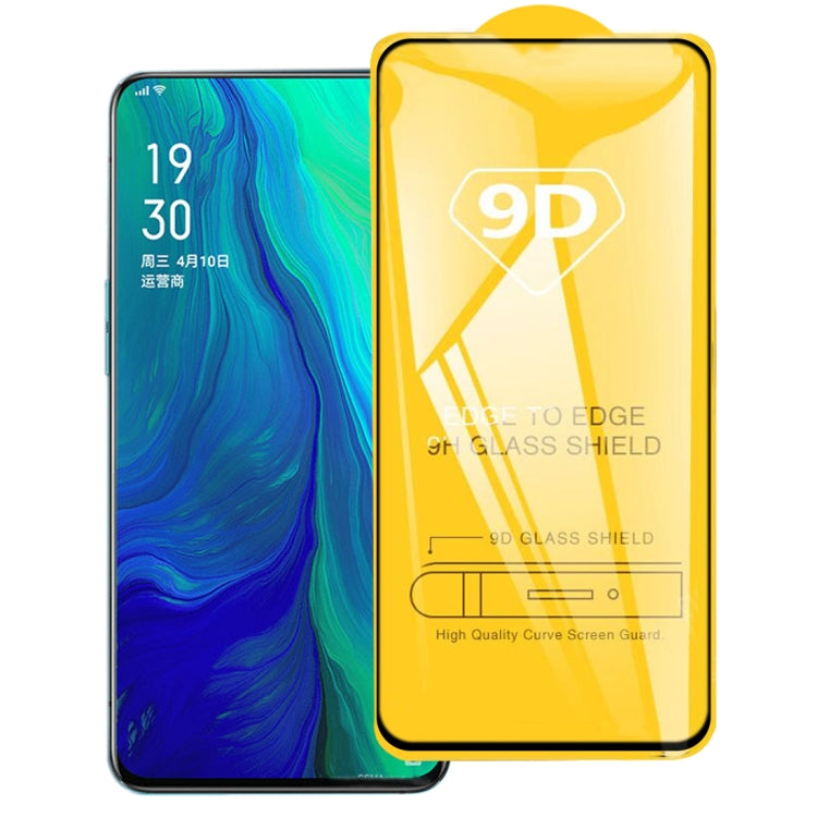 For OPPO Reno5 5G / Reno5 Z 5G 9D Full Glue Full Screen Tempered Glass Film - OPPO Tempered Glass by PMC TechLife | Online Shopping South Africa | PMC TechLife | Buy Now Pay Later Mobicred
