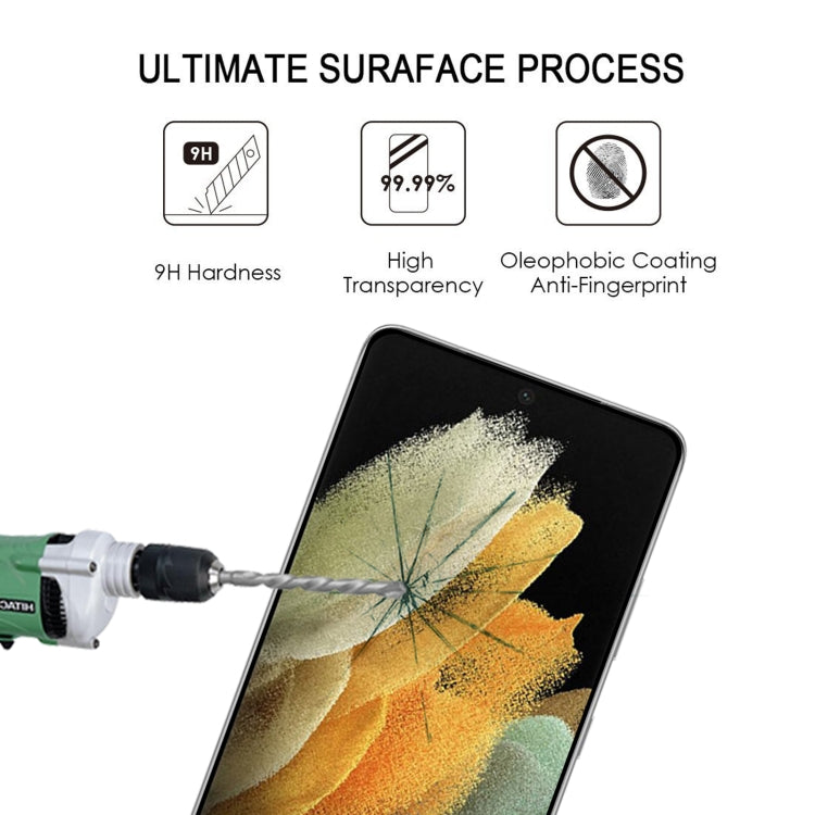 For Samsung Galaxy S21 Ultra 5G Full Glue 9H HD 3D Curved Edge Tempered Glass Film(Black) - free shipping - PMC TechLife - Order now!