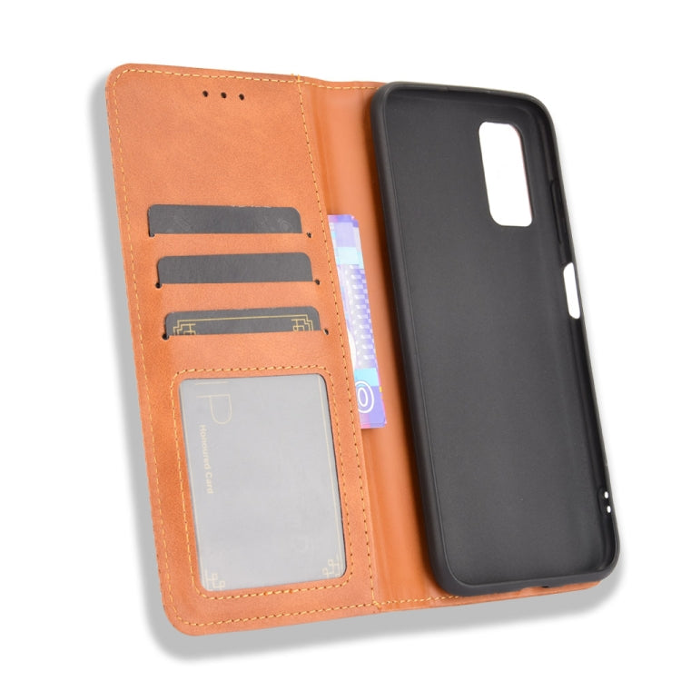 For Blackview A90 Magnetic Buckle Retro Crazy Horse Texture Horizontal Flip Leather Case with Holder & Card Slots & Photo Frame(Brown) - More Brand by PMC TechLife | Online Shopping South Africa | PMC TechLife | Buy Now Pay Later Mobicred
