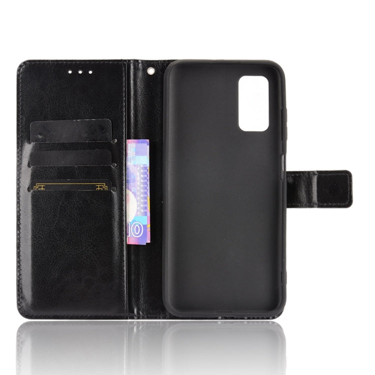 For Blackview A90 Crazy Horse Texture Horizontal Flip Leather Case with Holder & Card Slots & Lanyard(Black) - More Brand by PMC TechLife | Online Shopping South Africa | PMC TechLife | Buy Now Pay Later Mobicred