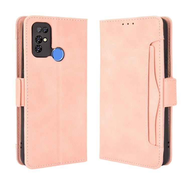 For Doogee X96 Pro Skin Feel Calf Pattern Horizontal Flip Leather Case with Holder & Card Slots & Photo Frame(Pink) - More Brand by PMC TechLife | Online Shopping South Africa | PMC TechLife | Buy Now Pay Later Mobicred