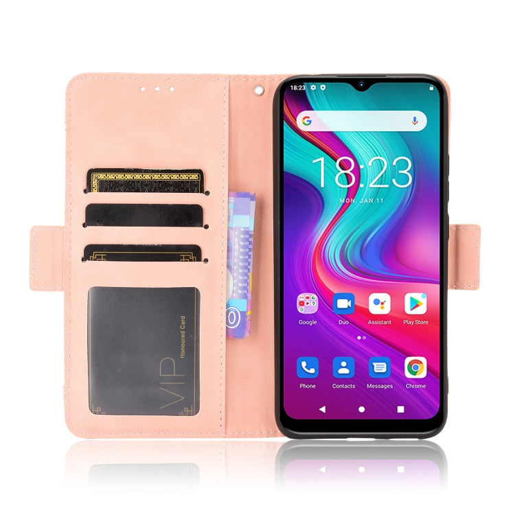 For Doogee X96 Pro Skin Feel Calf Pattern Horizontal Flip Leather Case with Holder & Card Slots & Photo Frame(Pink) - More Brand by PMC TechLife | Online Shopping South Africa | PMC TechLife | Buy Now Pay Later Mobicred