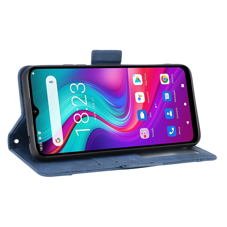 For Doogee X96 Pro Skin Feel Calf Pattern Horizontal Flip Leather Case with Holder & Card Slots & Photo Frame(Blue) - More Brand by PMC TechLife | Online Shopping South Africa | PMC TechLife | Buy Now Pay Later Mobicred