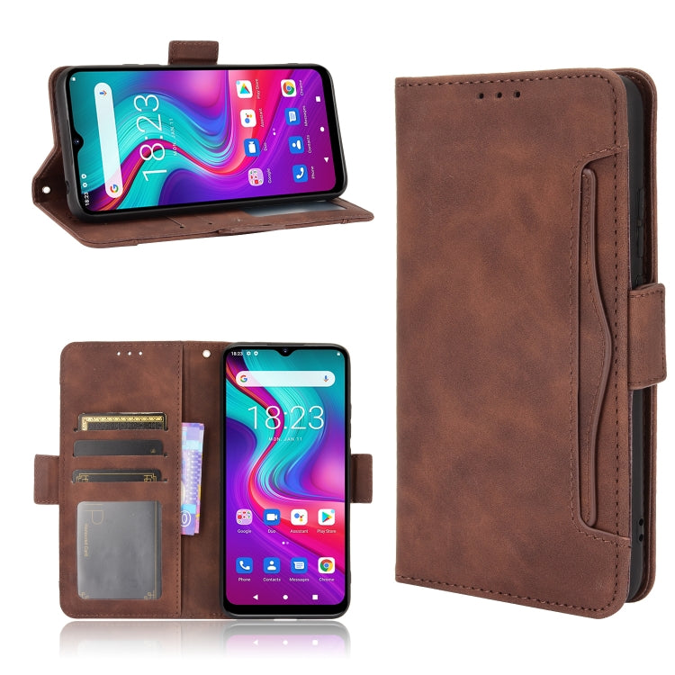 For Doogee X96 Pro Skin Feel Calf Pattern Horizontal Flip Leather Case with Holder & Card Slots & Photo Frame(Brown) - More Brand by PMC TechLife | Online Shopping South Africa | PMC TechLife | Buy Now Pay Later Mobicred