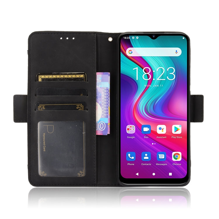 For Doogee X96 Pro Skin Feel Calf Pattern Horizontal Flip Leather Case with Holder & Card Slots & Photo Frame(Black) - More Brand by PMC TechLife | Online Shopping South Africa | PMC TechLife | Buy Now Pay Later Mobicred