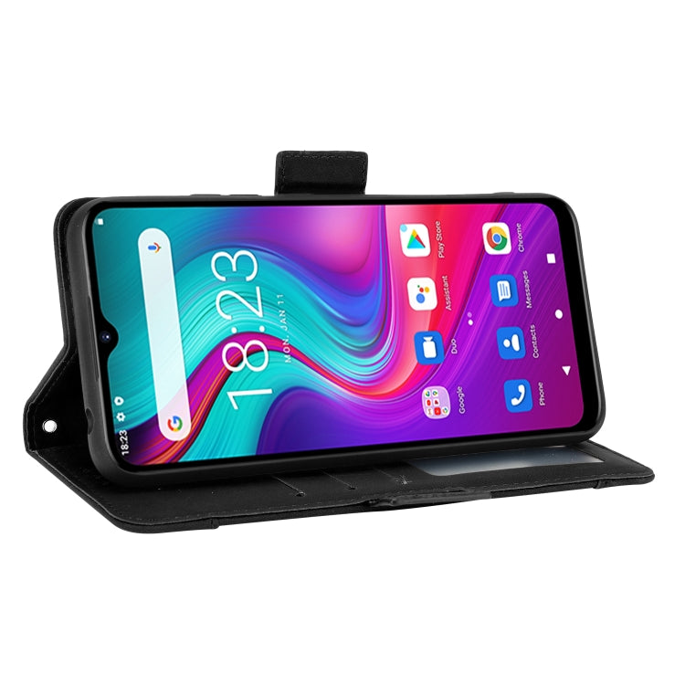 For Doogee X96 Pro Skin Feel Calf Pattern Horizontal Flip Leather Case with Holder & Card Slots & Photo Frame(Black) - More Brand by PMC TechLife | Online Shopping South Africa | PMC TechLife | Buy Now Pay Later Mobicred