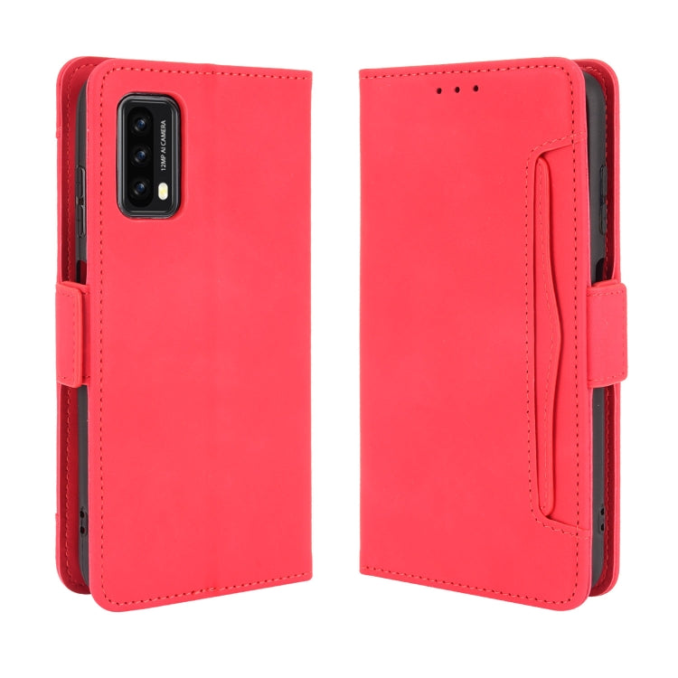 For Blackview A90 Skin Feel Calf Pattern Horizontal Flip Leather Case with Holder & Card Slots & Photo Frame(Red) - More Brand by PMC TechLife | Online Shopping South Africa | PMC TechLife | Buy Now Pay Later Mobicred