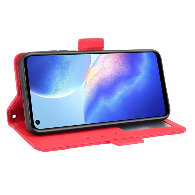 For Blackview A90 Skin Feel Calf Pattern Horizontal Flip Leather Case with Holder & Card Slots & Photo Frame(Red) - More Brand by PMC TechLife | Online Shopping South Africa | PMC TechLife | Buy Now Pay Later Mobicred