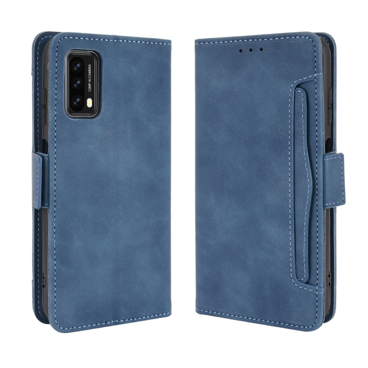 For Blackview A90 Skin Feel Calf Pattern Horizontal Flip Leather Case with Holder & Card Slots & Photo Frame(Blue) - More Brand by PMC TechLife | Online Shopping South Africa | PMC TechLife | Buy Now Pay Later Mobicred