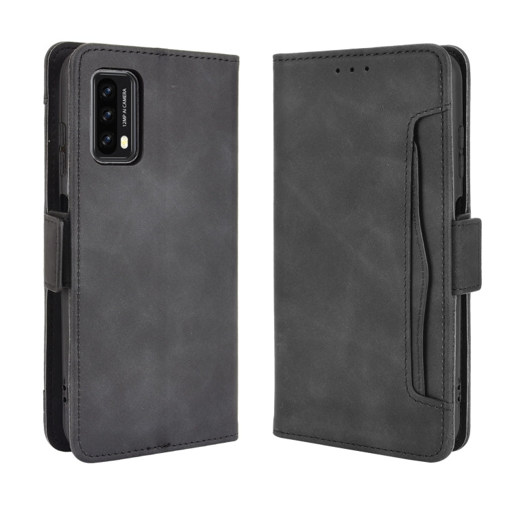 For Blackview A90 Skin Feel Calf Pattern Horizontal Flip Leather Case with Holder & Card Slots & Photo Frame(Black) - More Brand by PMC TechLife | Online Shopping South Africa | PMC TechLife