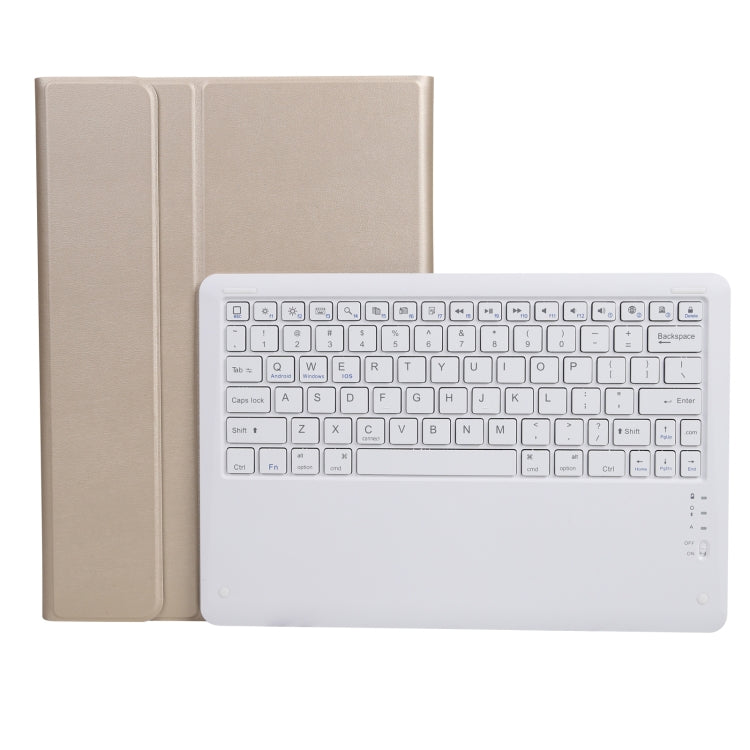 A126 For Huawei MatePad Pro 12.6 2021 Sheep Texture Ultra-thin Bluetooth Keyboard Horizontal Flip Leather Tablet Case with Holder(Gold) - Huawei Keyboard by PMC TechLife | Online Shopping South Africa | PMC TechLife