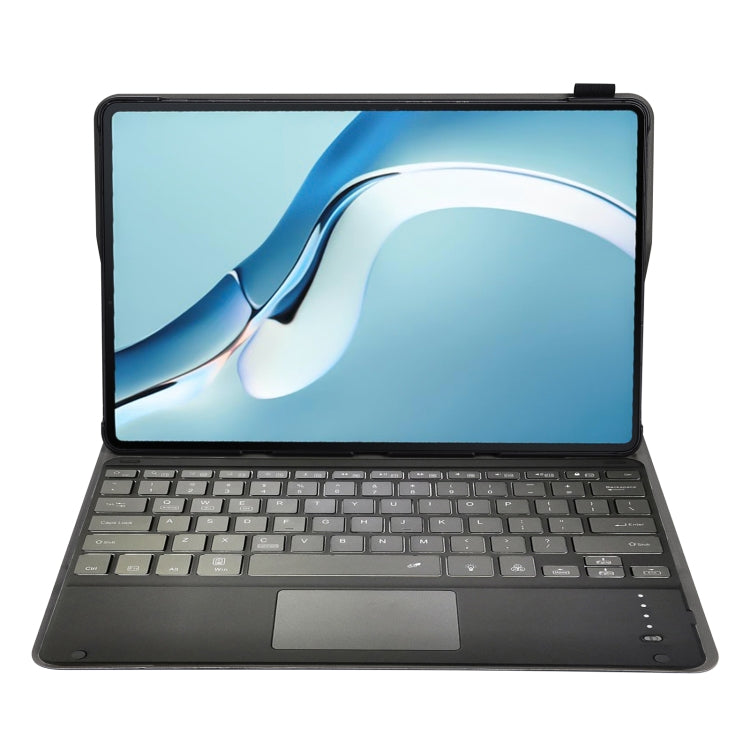 A126-AS For Huawei MatePad Pro 12.6 2021 Sheep Texture Ultra-thin Backlight Bluetooth Keyboard Horizontal Flip Leather Tablet Case with Holder & Touchpad(Black) - free shipping - PMC TechLife - Order now!