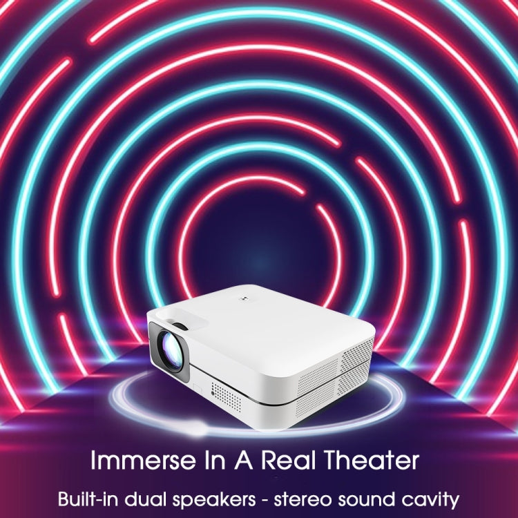 WEJOY L9 1920x1080P 400 ANSI Lumens Portable Home Theater LED HD Digital Projector, Android 6.0, 1G+8G, EU Plug - LED Projector by WEJOY | Online Shopping South Africa | PMc TechLife | Buy Now Pay Later Mobicred