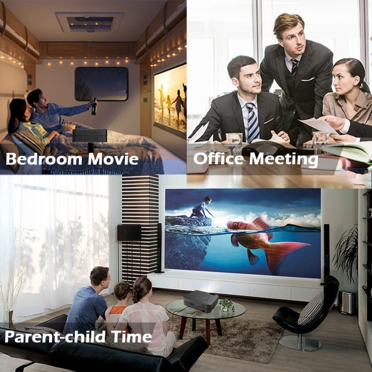 WEJOY L9 1920x1080P 400 ANSI Lumens Portable Home Theater LED HD Digital Projector, Android 6.0, 1G+8G, EU Plug - LED Projector by WEJOY | Online Shopping South Africa | PMc TechLife | Buy Now Pay Later Mobicred