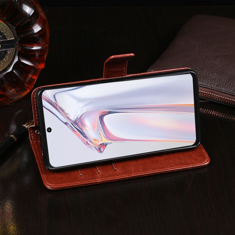 For Blackview A100 idewei Crazy Horse Texture Horizontal Flip Leather Case with Holder & Card Slots & Wallet(Yellow) - More Brand by idewei | Online Shopping South Africa | PMC TechLife | Buy Now Pay Later Mobicred