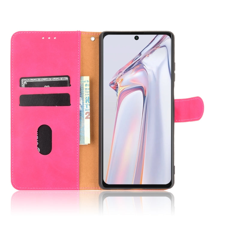For Blackview A100 Solid Color Skin Feel Magnetic Buckle Horizontal Flip Calf Texture PU Leather Case with Holder & Card Slots & Wallet(Rose Red) - More Brand by PMC TechLife | Online Shopping South Africa | PMC TechLife | Buy Now Pay Later Mobicred