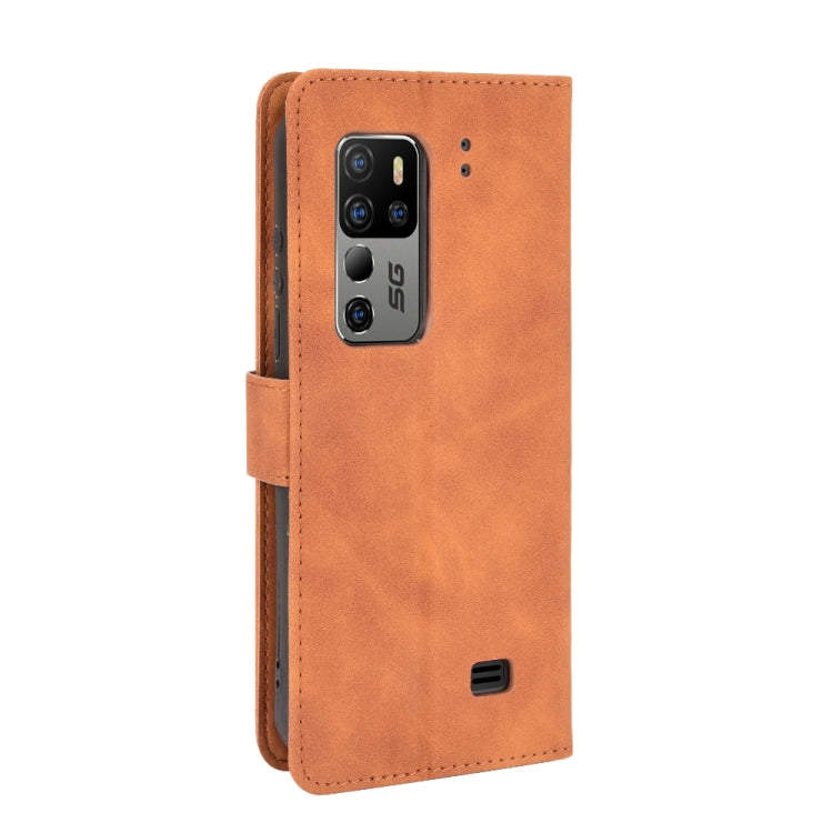 For Ulefone Armor 11T 5G Solid Color Skin Feel Magnetic Buckle Horizontal Flip Calf Texture PU Leather Case with Holder & Card Slots & Wallet(Brown) - Ulefone Cases by PMC Jewellery | Online Shopping South Africa | PMC Jewellery | Buy Now Pay Later Mobicred