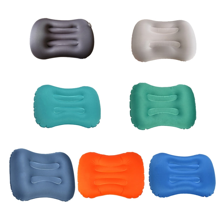 Outdoor Camping Trip Foldable Portable Inflatable Pillow Nap Waist Pillow, Specification:Inflate with Your Mouth(Double Ink Blue) - free shipping - PMC TechLife - Order now!
