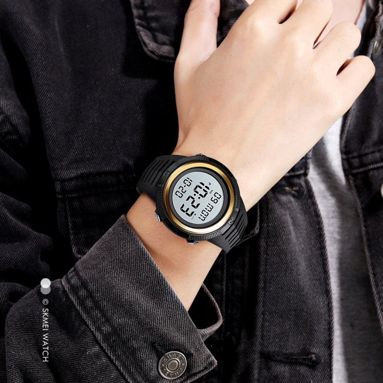 SKMEI 1632 Dual Time Display Luminous Electronic Watch, Support Alarm Clock(Black and White) - free shipping - PMC TechLife - Order now!