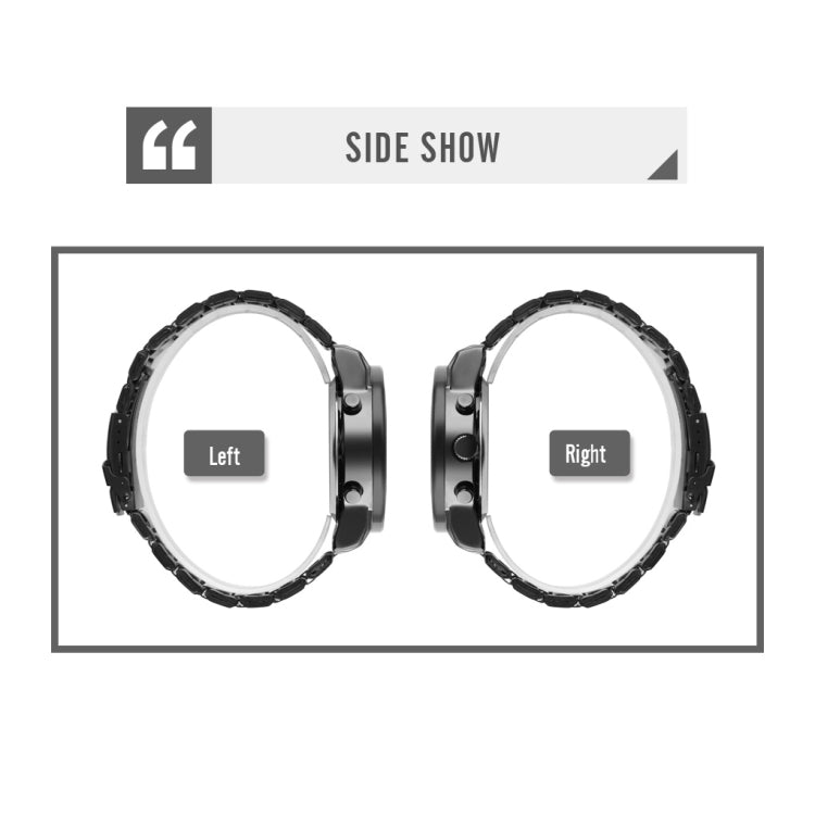 SKMEI 1642 Three-time Display Luminous Electronic Watch, Support Alarm Clock(Black) - free shipping - PMC TechLife - Order now!