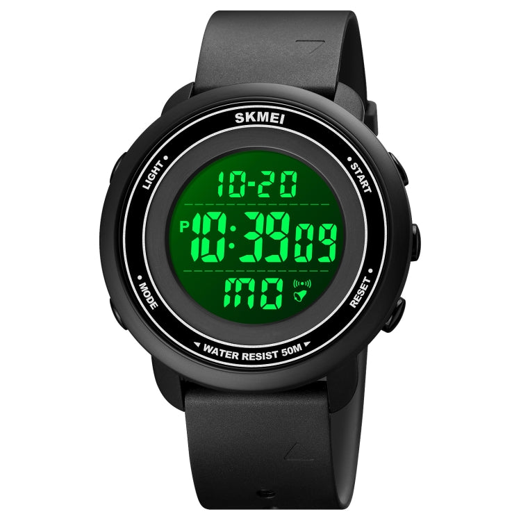 SKMEI 1736 Triplicate Round Dial Timing LED Digital Display Luminous Electronic Watch(Black) - free shipping - PMC TechLife - Order now!