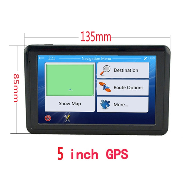 Q5 Car 5 inch HD TFT Touch Screen GPS Navigator Support TF Card / MP3 / FM Transmitter, Specification:North America Map - Car Monitor by PMC TechLife | Online Shopping South Africa | PMC TechLife | Buy Now Pay Later Mobicred