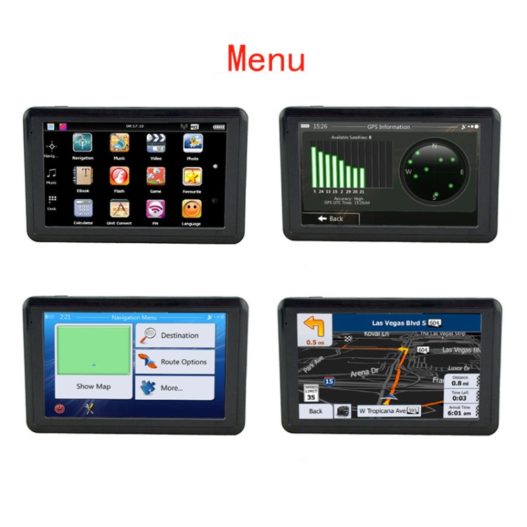 Q5 Car 5 inch HD TFT Touch Screen GPS Navigator Support TF Card / MP3 / FM Transmitter, Specification:North America Map - Car Monitor by PMC TechLife | Online Shopping South Africa | PMC TechLife | Buy Now Pay Later Mobicred
