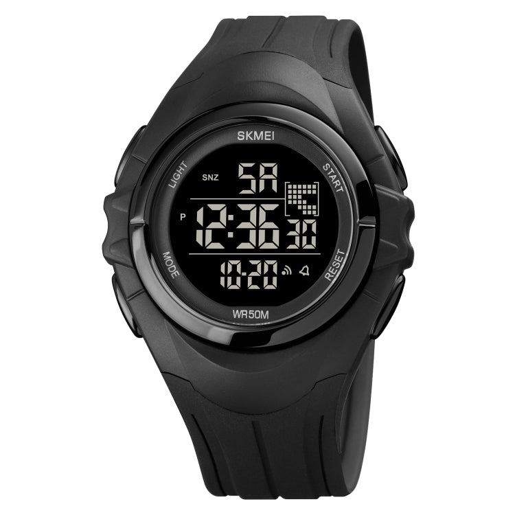 SKMEI 1790 Triplicate Round LED Dual Time Digital Display Luminous Electronic Watch for Men(Black) - free shipping - PMC TechLife - Order now!