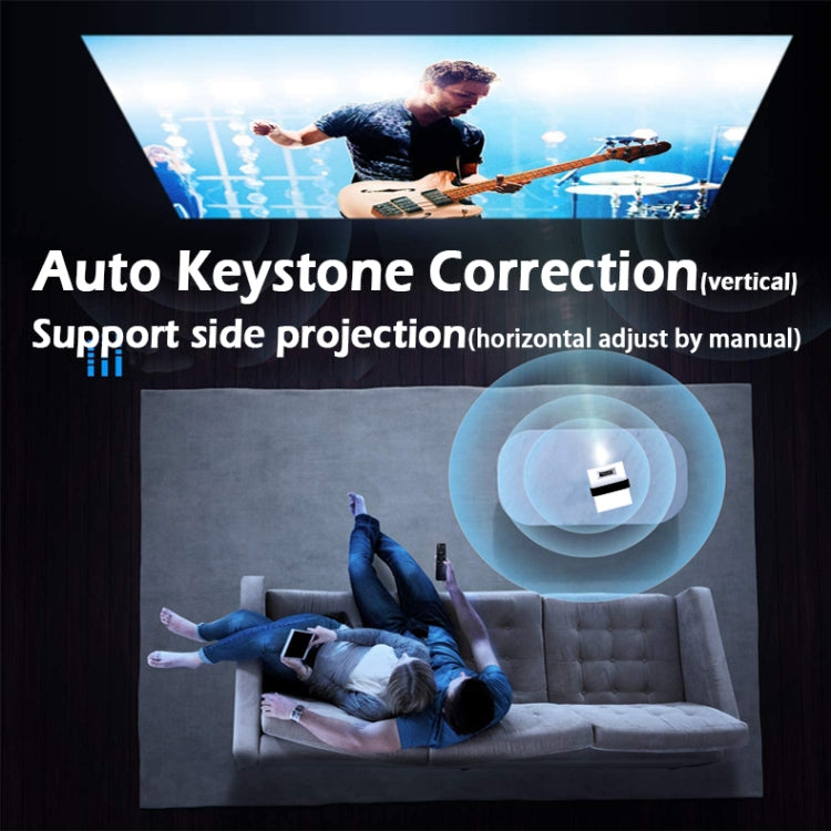 WEJOY Y2 1920x1080P 100 ANSI Lumens Portable Home Theater LED HD Digital Projector, Touch Control Version, Android 9.0, 2G+16G, EU Plug - free shipping - PMc TechLife - Order now!