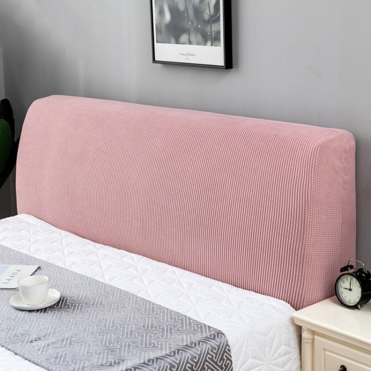 Polar Fleece Elastic Full Covered Headboard Dust Cover, Size:220cm(Pink) - Dust Covers by PMC TechLife | Online Shopping South Africa | PMC TechLife