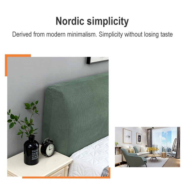 Polar Fleece Elastic Full Covered Headboard Dust Cover, Size:220cm(Pink) - Dust Covers by PMC TechLife | Online Shopping South Africa | PMC TechLife